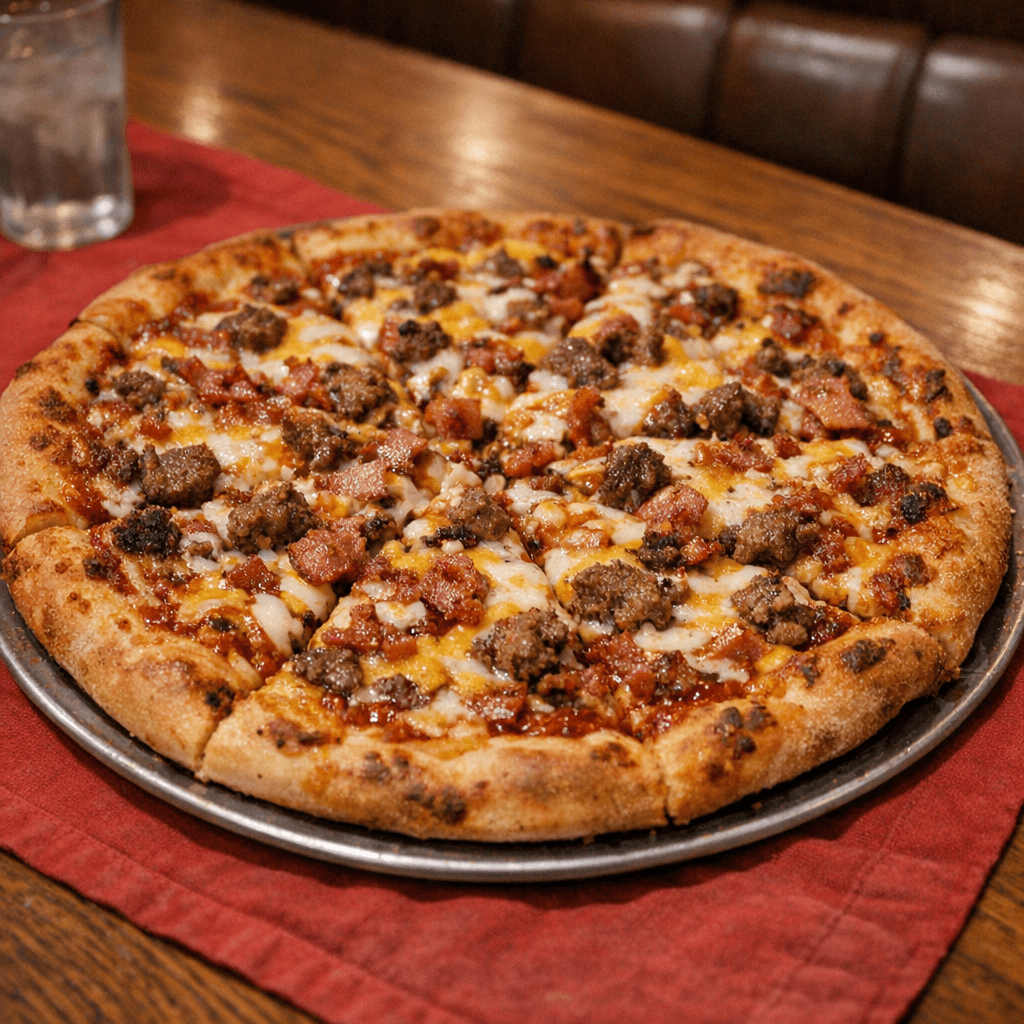 Bacon Cheeseburger Pizza