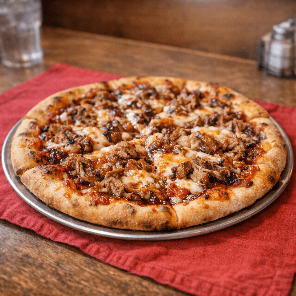 BBQ Pork Pizza