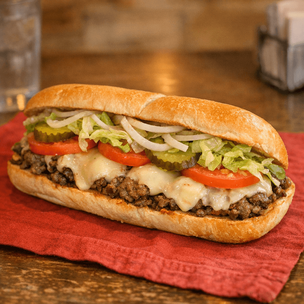 Cheeseburger Sub