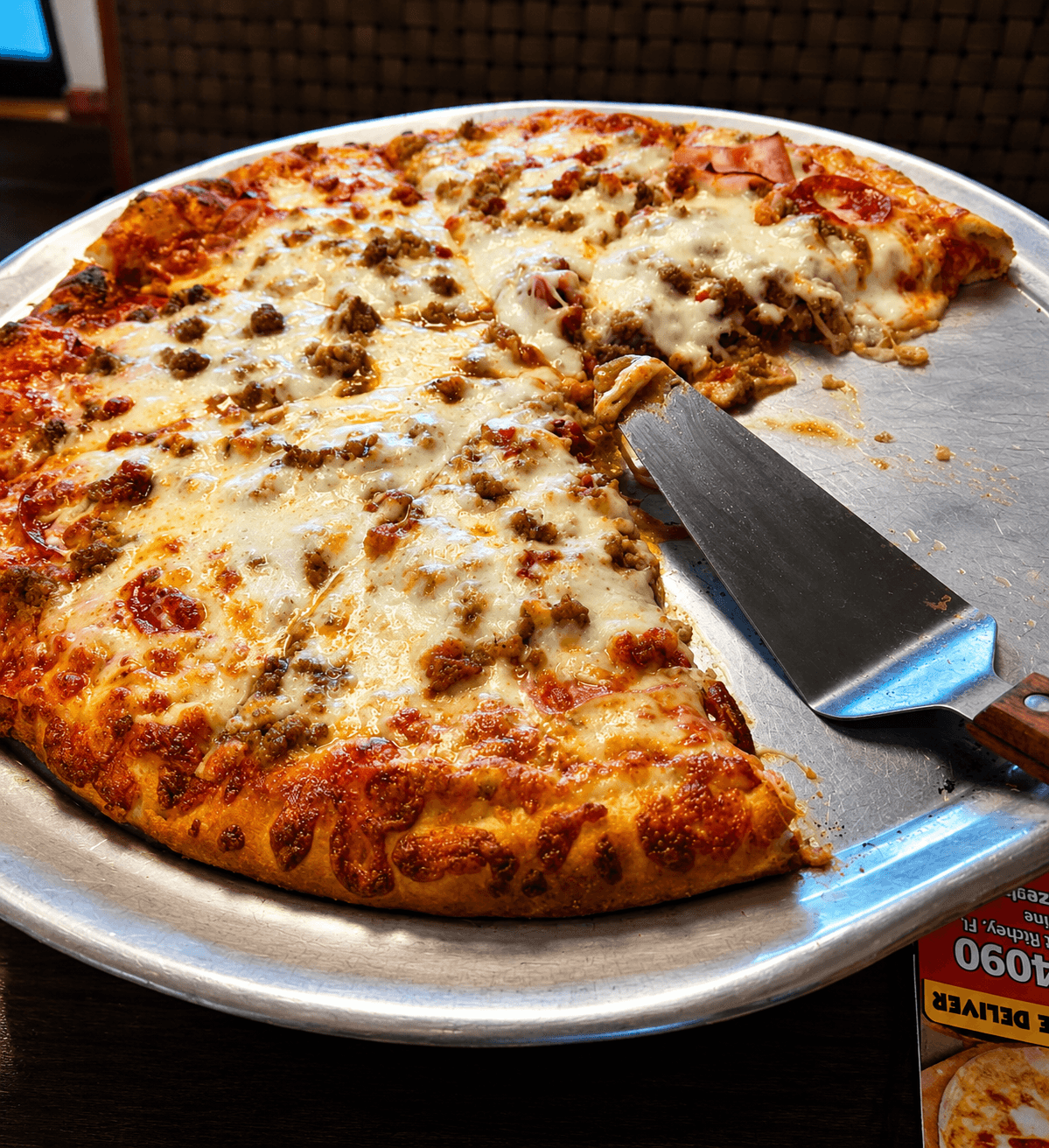 A snapshot of our amazing pizza dishes at Scotty’s Pizzeria.