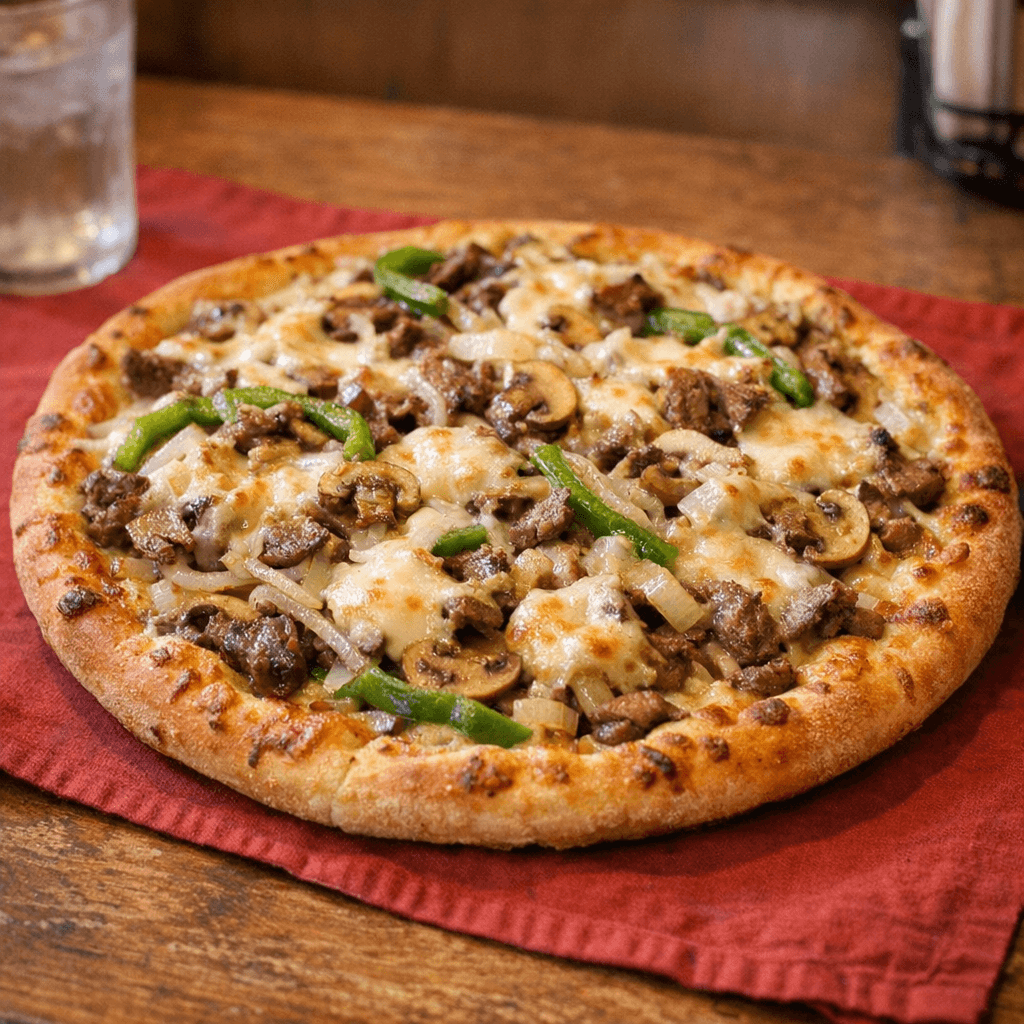 Philly Steak Pizza